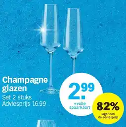 Albert Heijn Champagne glazen aanbieding