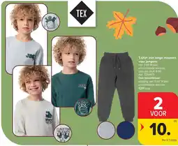 Carrefour T-shirt met lange mouwen voor jongens aanbieding