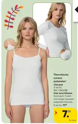 Carrefour Thermische caraco polyester/ viscose aanbieding