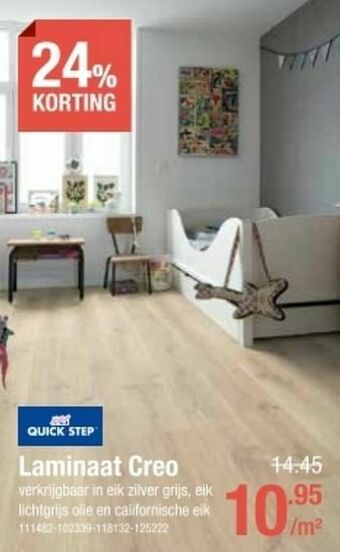 Cevo Laminaat creo aanbieding