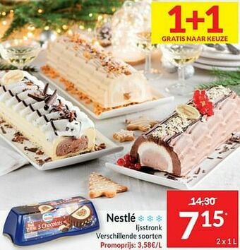 Intermarché Nestlé ijsstronk aanbieding