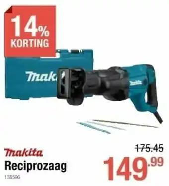 Cevo Makita reciprozaag aanbieding