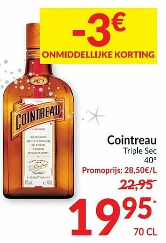 Intermarché Cointreau triple sec aanbieding