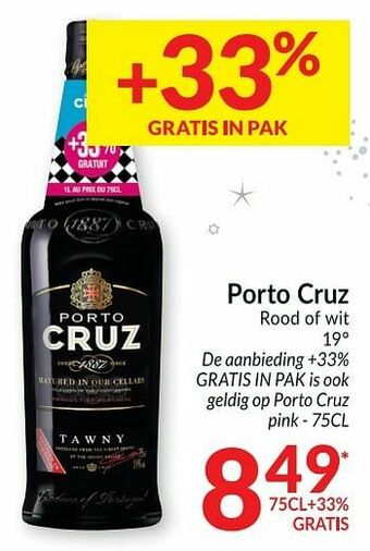Intermarché Porto cruz rood of wit aanbieding