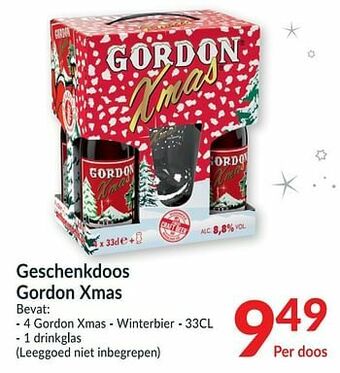Intermarché Geschenkdoos gordon xmas aanbieding
