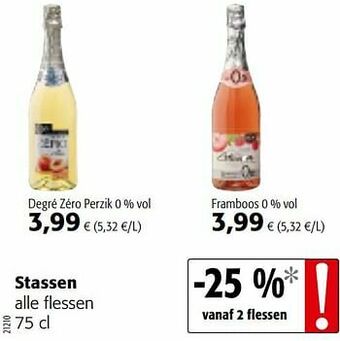 Colruyt Stassen alle flessen aanbieding