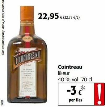 Colruyt Cointreau likeur aanbieding