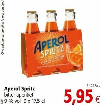 Colruyt Aperol spritz bitter aperitief aanbieding