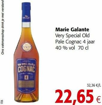 Colruyt Marie galante very special old pale cognac aanbieding