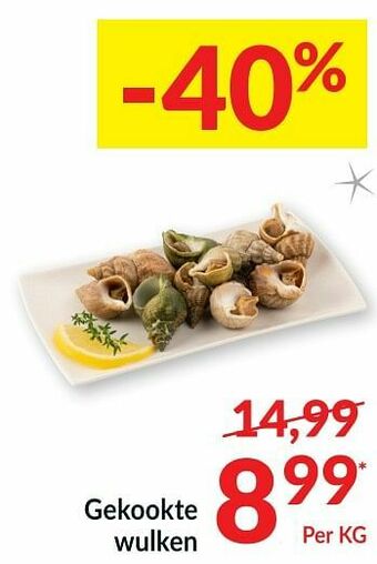 Intermarché Gekookte wulken aanbieding
