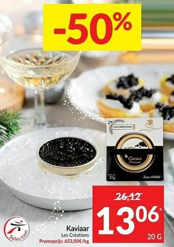 Intermarché Kaviaar les créations aanbieding