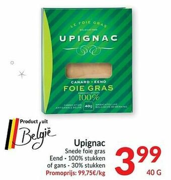 Intermarché Upignac snede foie gras aanbieding