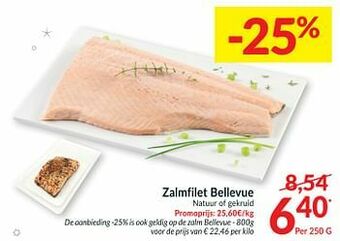 Intermarché Zalmfilet bellevue natuur of gekruid aanbieding