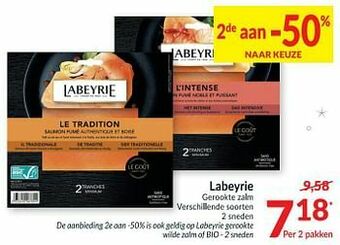 Intermarché Labeyrie gerookte zalm aanbieding
