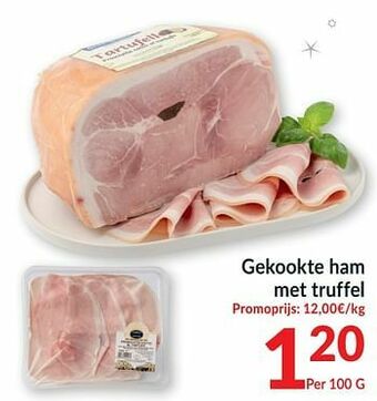 Intermarché Gekookte ham met truffel aanbieding