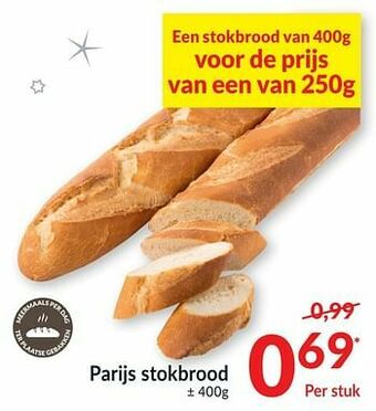 Intermarché Parijs stokbrood aanbieding
