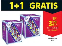 Cora Ezy energy drink aanbieding