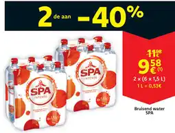 Cora Spa Bruisend water aanbieding
