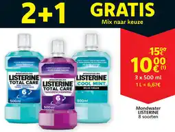 Cora Listerine mondwater aanbieding
