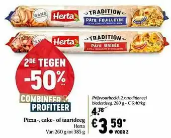 Delhaize Traditioneel bladerdeeg aanbieding