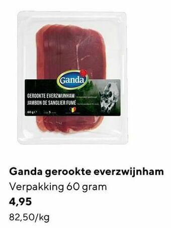 Ganda gerookte everzwijnham