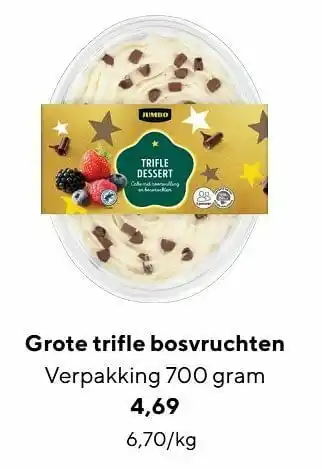 Jumbo Grote trifle bosvruchten aanbieding