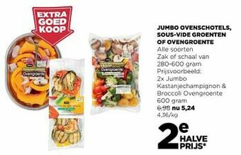 Jumbo Jumbo kastanjechampignon + broccoli ovengroente aanbieding