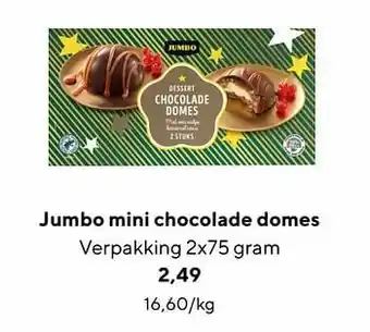 Jumbo Jumbo mini chocolade domes aanbieding