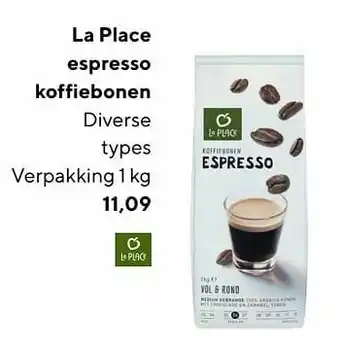 Jumbo La place espresso koffiebonen aanbieding