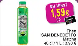 Cora Thee SAN BENEDETTO Matcha aanbieding