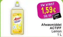 Cora Afwasmiddel ACTIFF Lemon aanbieding