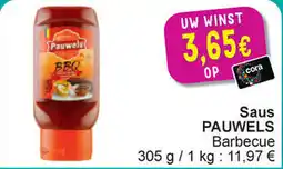 Cora Saus pauwels barbecue aanbieding