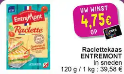 Cora Raclettekaas entremont aanbieding