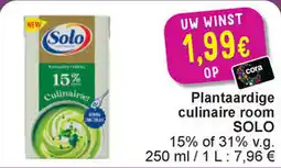 Cora Plantaardige culinaire room SOLO aanbieding