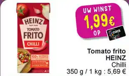 Cora Tomato frito heinz chilli aanbieding