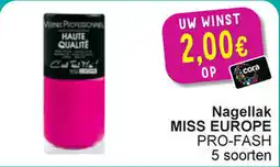 Cora Nagellak miss europe pro-fash aanbieding