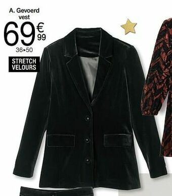 Damart Gevoerd vest aanbieding