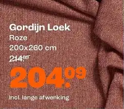 Kwantum Gordijn Loek aanbieding