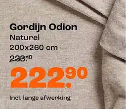 Kwantum Gordijn Odion aanbieding