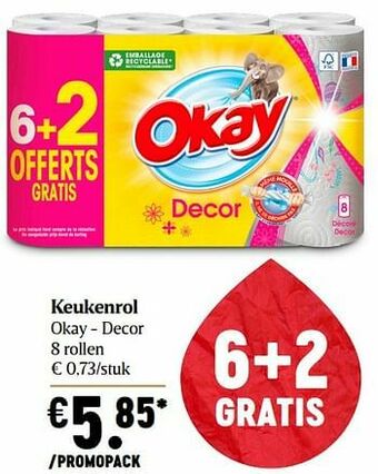 Delhaize Keukenrol okay - decor aanbieding