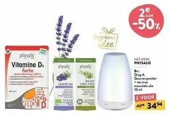 Drop a geurverspreider + tea tree essentiële olie