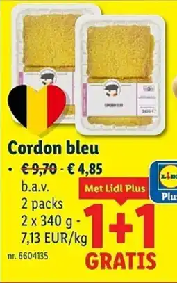 Lidl Cordon bleu aanbieding
