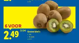 Lidl Groene kiwi's aanbieding