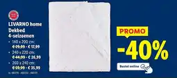 Lidl Livarno home dekbed aanbieding