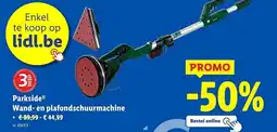 Lidl Parkside Wand-en plafondschuurmachine aanbieding