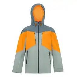 Decathlon Kinder/Kinder Highton VI Waterdichte Jas (Gletsjer/Bloeiende goudsbloem) aanbieding