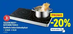 Lidl Silvercrest kitchen tools dubbele inductiekookplaat aanbieding