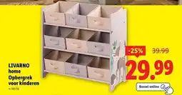 Lidl LIVARNO home opbergrek voor kinderen aanbieding