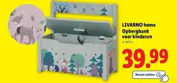 Lidl LIVARNO home Opbergbank voor kinderen aanbieding