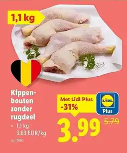 Lidl Kippen bouten zonder rugdeel aanbieding
